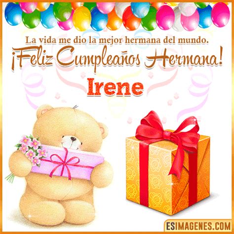 Feliz Cumplea Os Irene Tarjetas Y