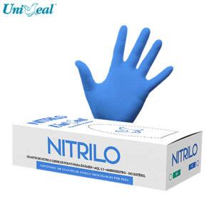 Guantes De Nitrilo C Pares Uniseal Deposito Dentalmex