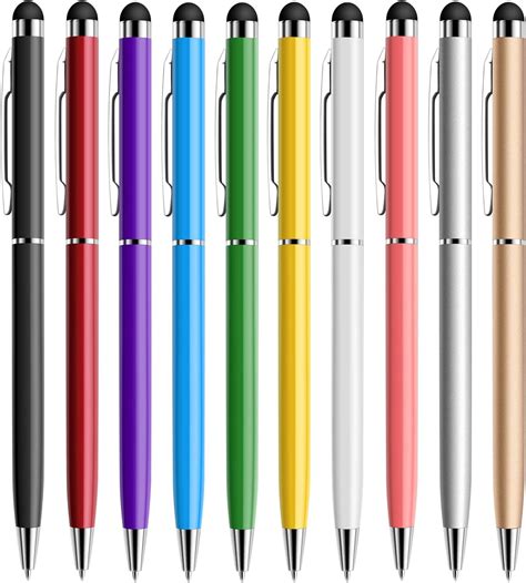 Mixoo Stylus Pen 10 Pack Universal Capacitive 2 In 1 Retractable