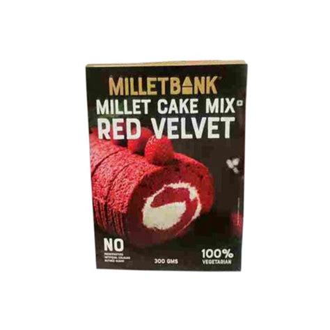 Millets Cake Mix Red Velvet 300 Grams Packet Of 2