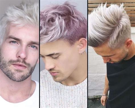 White Hair Color, Men Hair Color, Hair Color Trends, Mens Club, Mens ...