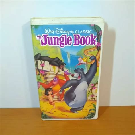 Walt Disney Classic The Jungle Book Vhs Tape Black Diamond