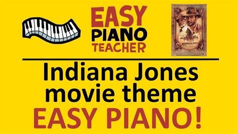 🎹 Easy Piano Indiana Jones Keyboard Tutorial Movie Theme By Ept