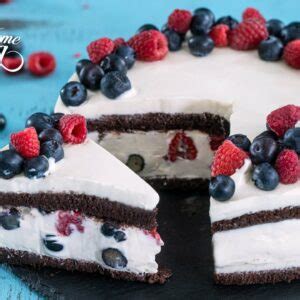 Chocolate Berry Yogurt Mousse Cake Table And Flavor