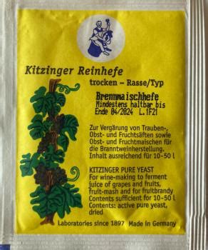 Kitzinger Trockenhefe F R Ltr Brennmaische