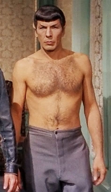 Leonard Nimoy Shirtless Spock Star Trek Tos Star Trek Spock Star