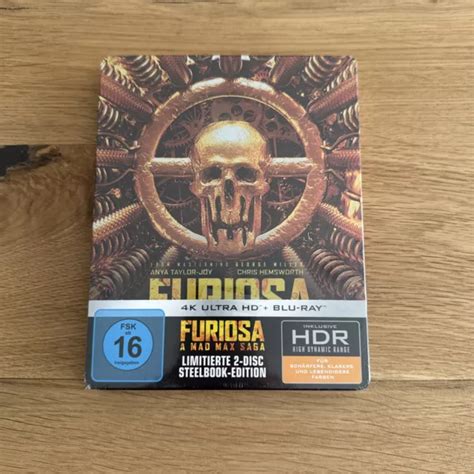 FURIOSA A MAD Max Saga 4K ULTRA HD Blu Ray LIMITED STEELBOOK