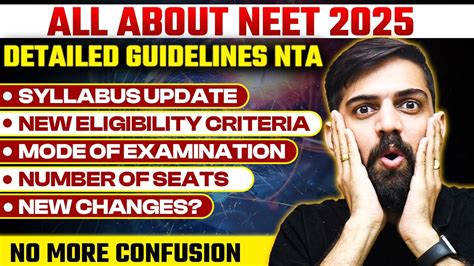 All About NEET 2025 NEET 2025 Syllabus NEET 2025 Eligibility