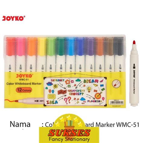 Jual Color Whiteboard Marker Spidol Warna Papan Tulis Joyko Wmc