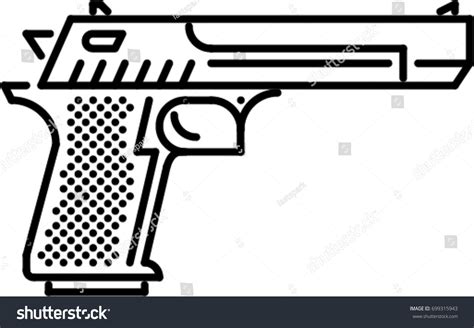 Gun Outline Svg