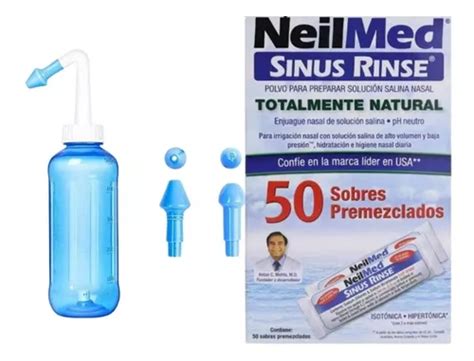 Frasco Lavado Nasal Paquete Irrigador Ml Neil Med Set Meses Sin