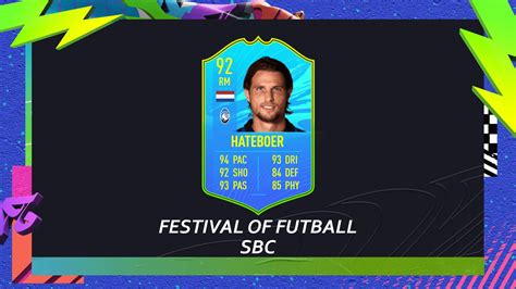 FIFA 21 Sfida Creazione Rosa Hateboer Festival Of FUTball Weareutita