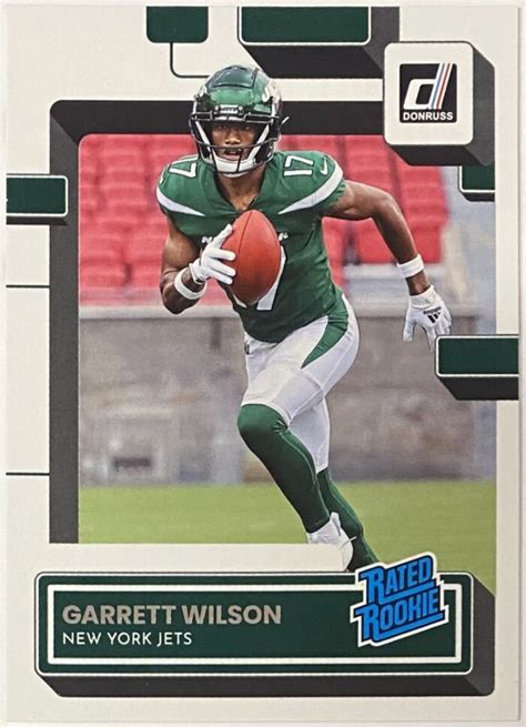 Garrett Wilson Panini Donruss Football New York Jets Rated Rookie