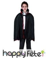 Cape Noire De Vampire Pour Enfant