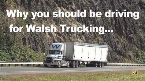 Local Truck Driving Jobs In Oregon And Washington With Walsh Trucking