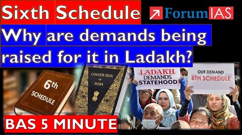 Sixth Schedule Why Are Demands Being Raised For It In Ladakh Forum