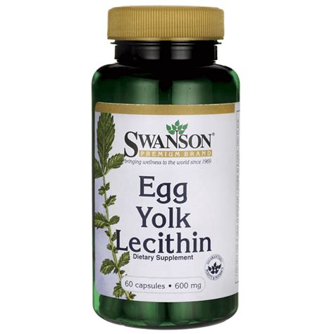 Swanson Egg Yolk Lecithin 60 Capsules