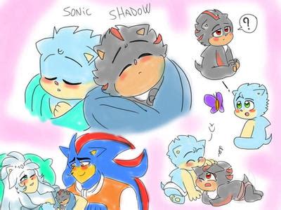 Baby sonic and baby Shadow by klaudiapasqui on DeviantArt