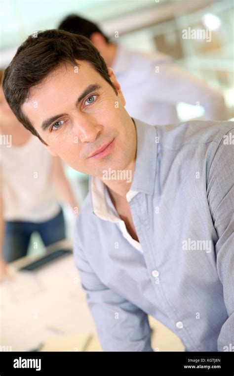 Portrait of successful businessman Stock Photo - Alamy