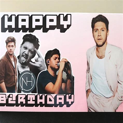 One Direction Birthday Card Etsy