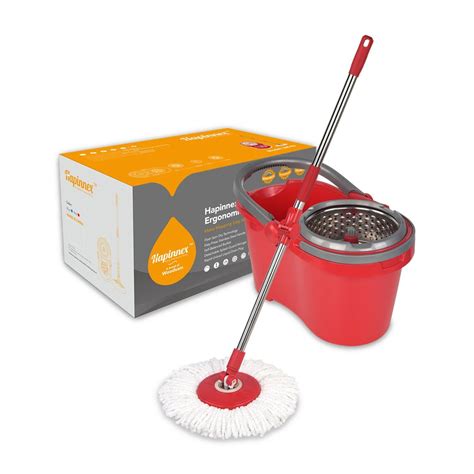 CycloMop Commercial Spinning Spin Mop With Dolly Wheels Heavy Duty