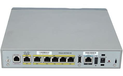 Cisco CISCO867VAE K9 Cisco 867VAE Router With VDSL2 ADSL2 Over POTS