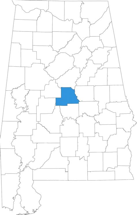 Chilton County Map - Encyclopedia of Alabama