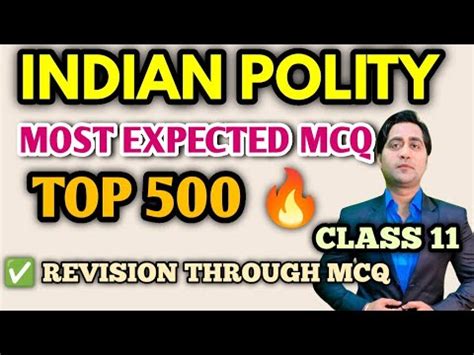 Indian Polity Most Expected Questions Imp MCQ Series UPPSC Ro Aro