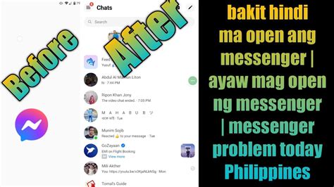 Bakit Hindi Ma Open Ang Messenger Ayaw Mag Open Ng Messenger