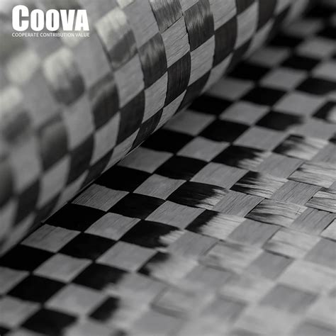 F403 COOVA 12K Widened Ultra Thin Square Pattern Carbon Fiber Cloth