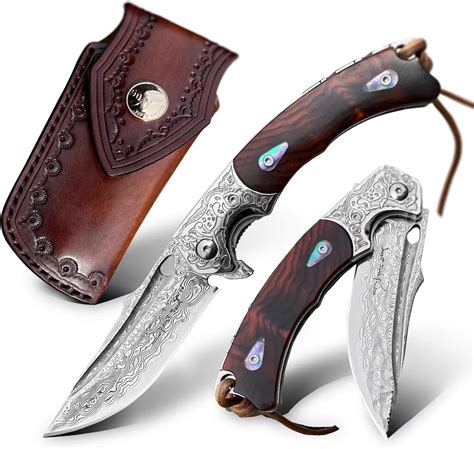 Amazon SPIRIT DEED Handmade Knife Japanese VG10 Damascus Steel