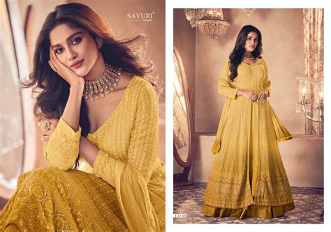 Sayuri Designer Noor Gold Shaded Vinayak Enterprise