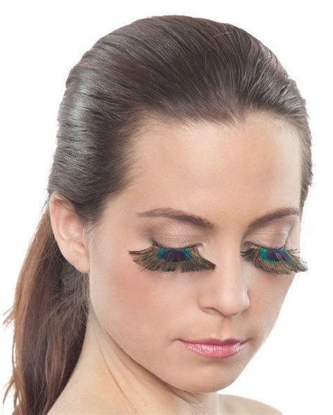 Peacock Feather False Eye Lashes Style 1 New By OaktopiaDesign 9 00