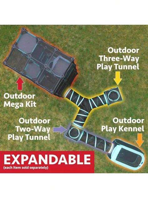 Outdoor Catio Mega Kit For Cats Replacement Parts And Tunnels