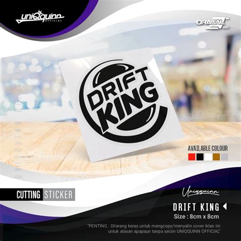 Jual UQ Cutting Sticker Mobil Motor JDM Drift King Stiker JDM