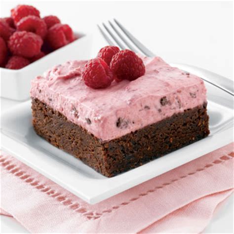 Chocolate Raspberry Brownie Mousse Delight Very Best Baking