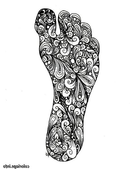 Coloriage Pied Impressionnant Galerie Coloriage Pied Difficile Adulte