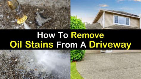 Simple Ways To Remove Oil Stains From A Driveway