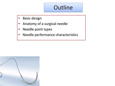 Surgical needles basics | PPTX