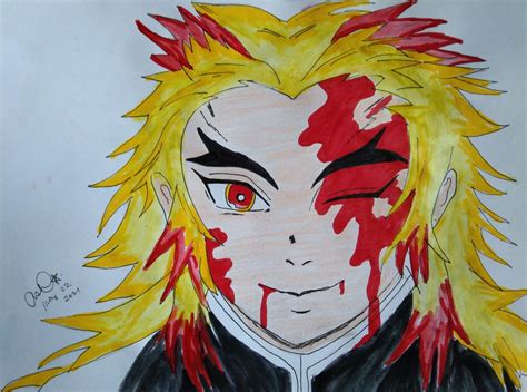 Rengoku's death by roxstarash on DeviantArt