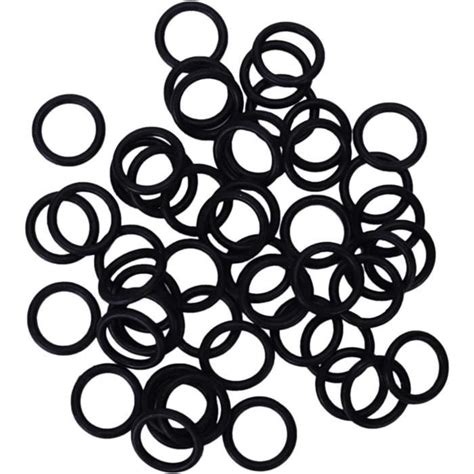 Dmzhen Rondelles Plates 50 X Caoutchouc Nitrile Ô Bague Noir De 11 Mm X