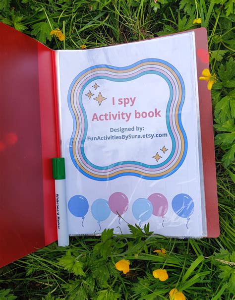 I Spy Activity Book, I Spy Printable Activity Sheets, Preschool ...