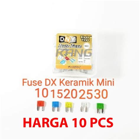 Jual Fuse Dx Sekring Sikring Tancap Tusuk Keramik Mini Indonesia Shopee