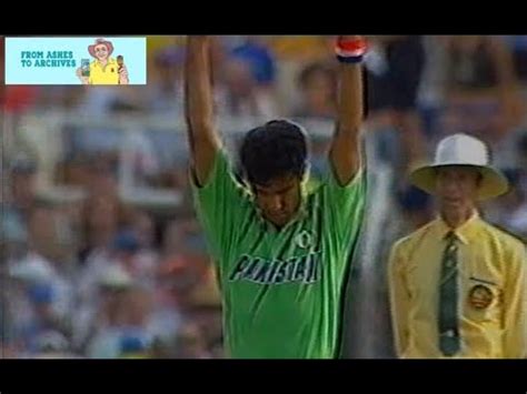 waqar  fire waqar younis   close   odi hat trick
