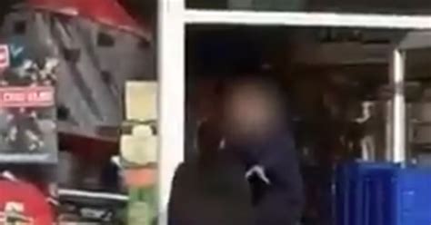 Shocking Footage Shows Moment Girl Attacks Security Guard In Dublin