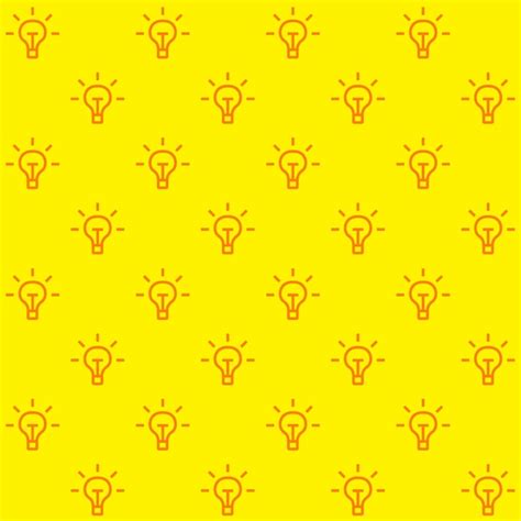 Premium Vector Light Bulb Vector Seamless Pattern