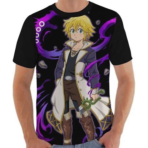 Camiseta Nanatsu No Taizai Sete Pecados Meliodas Atelier Yuwa Ciao Jp