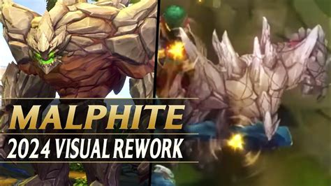 Malphite Visual Rework Confirmed League Of Legends Youtube