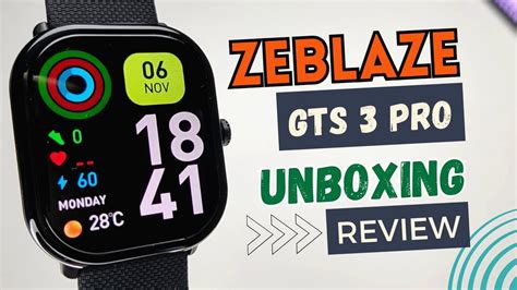 CHEGOU ZEBLAZE GTS 3 PRO Tela AMOLED 300 WATCH FACES E 100 MODOS