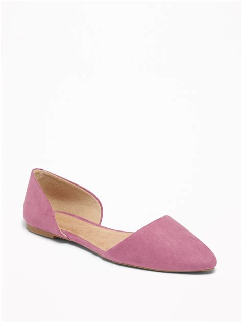 Faux Suede D Orsay Flats For Women Old Navy